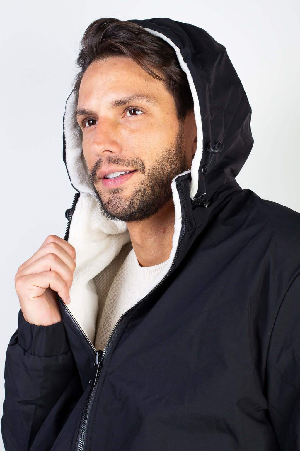 Jaqueta masculina reversível forrada 94196 - Enluaze