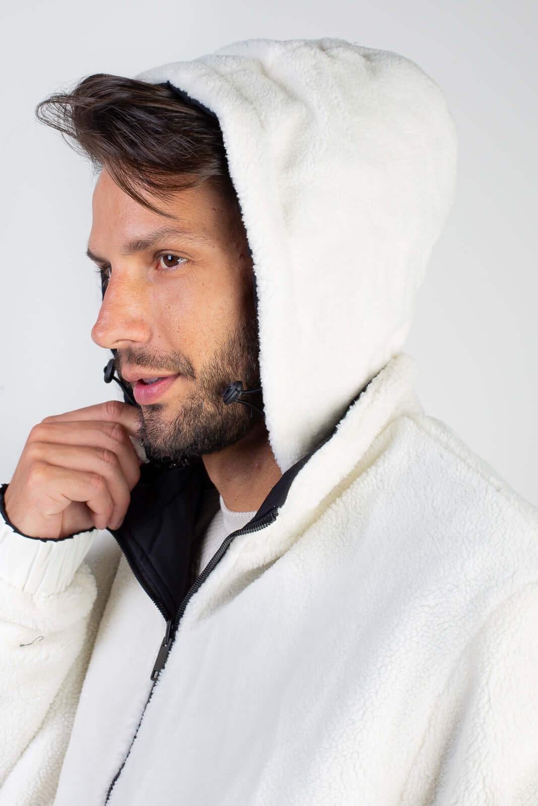 Jaqueta masculina reversível forrada 94196 - Enluaze