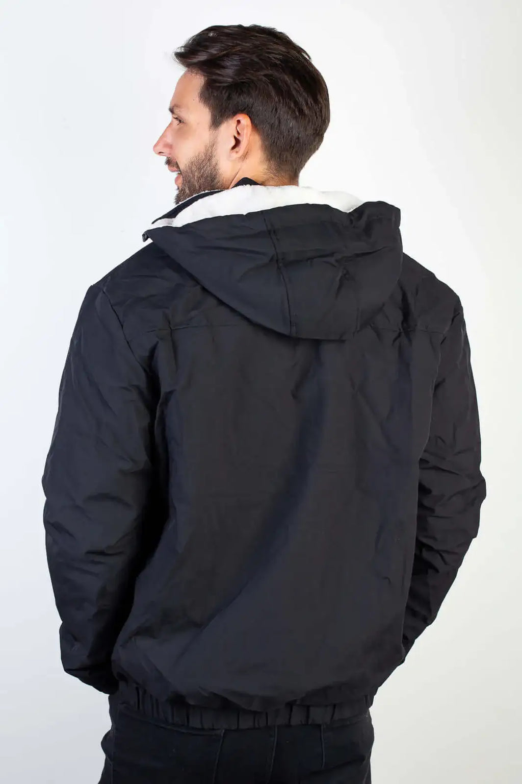Jaqueta masculina reversível forrada 94196 - Enluaze