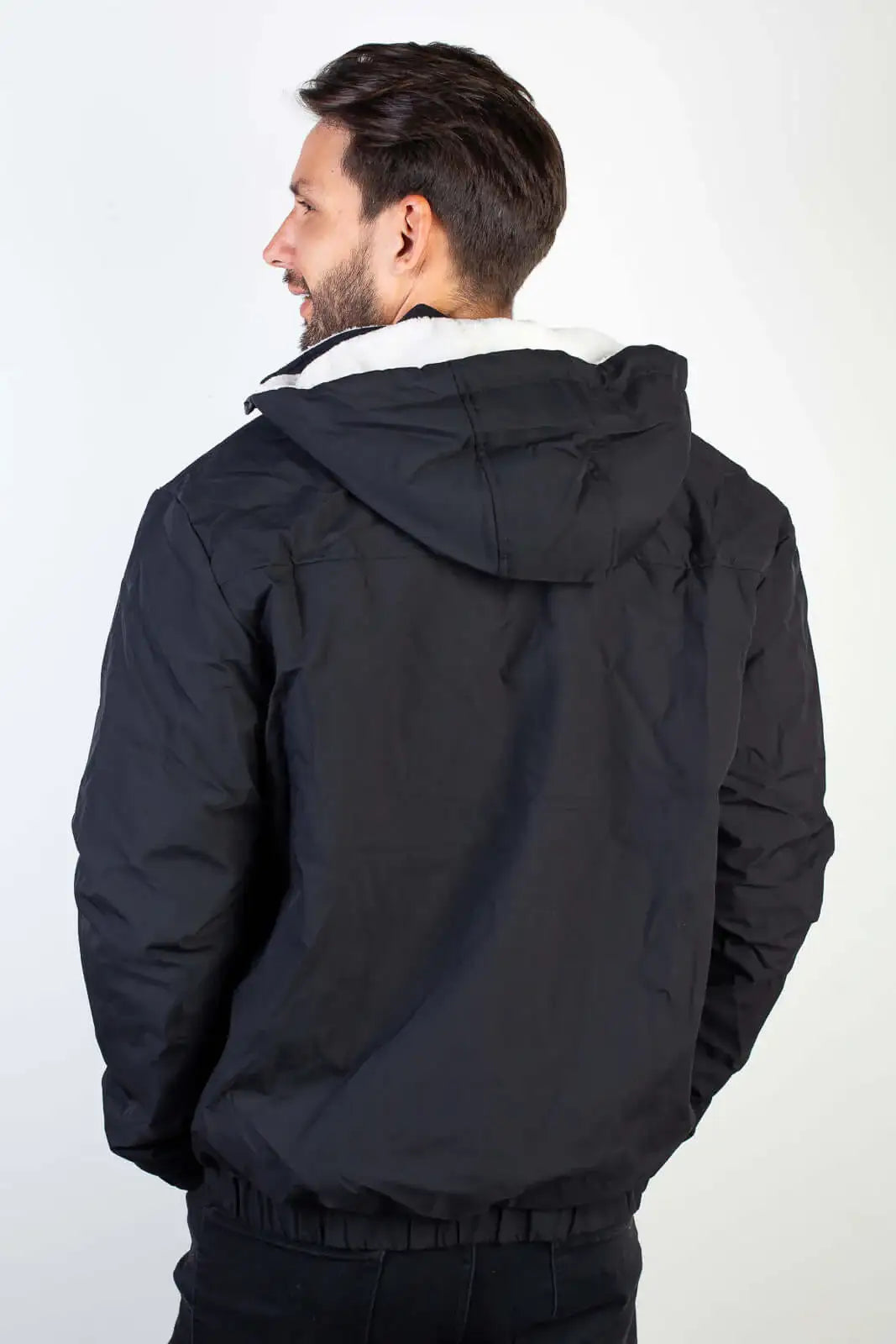 Jaqueta masculina reversível forrada 94196 - Enluaze