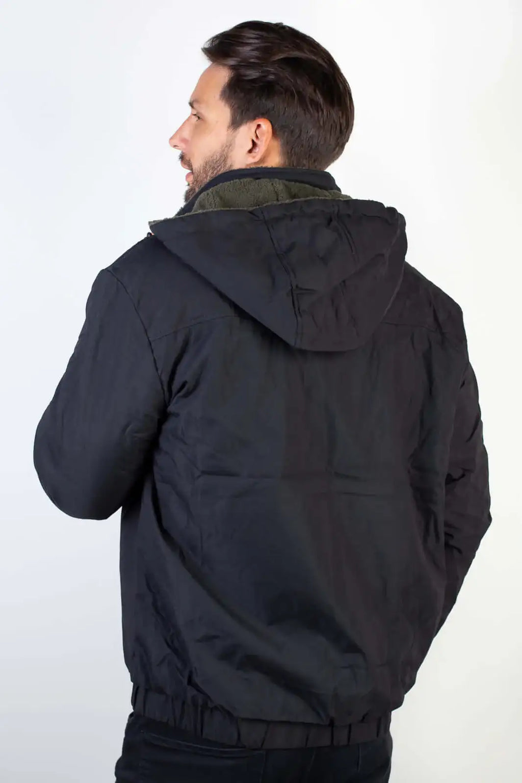 Jaqueta masculina reversível forrada 94196 - Enluaze