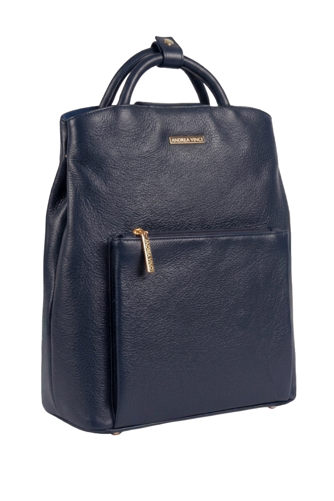 Mochila slim couro liso Lavínia