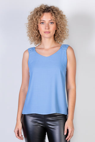 Regata feminina viscose com detalhe na alça 51636