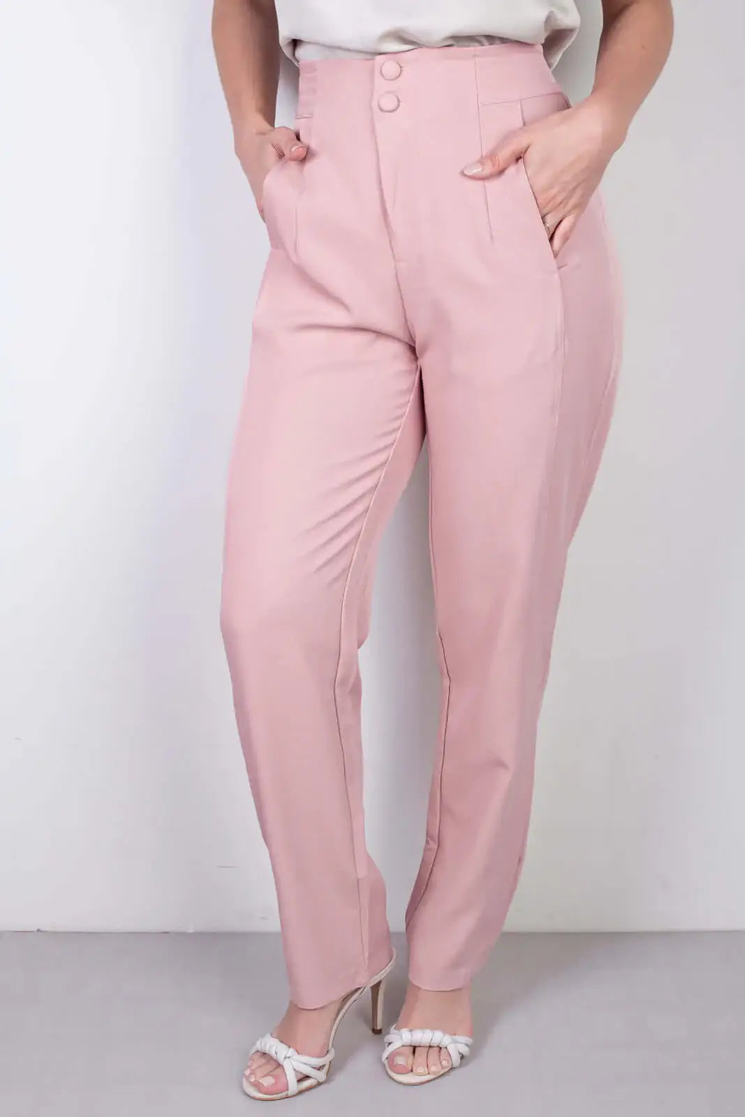 Calça feminina alfaiataria skinny 51985 - Enluaze