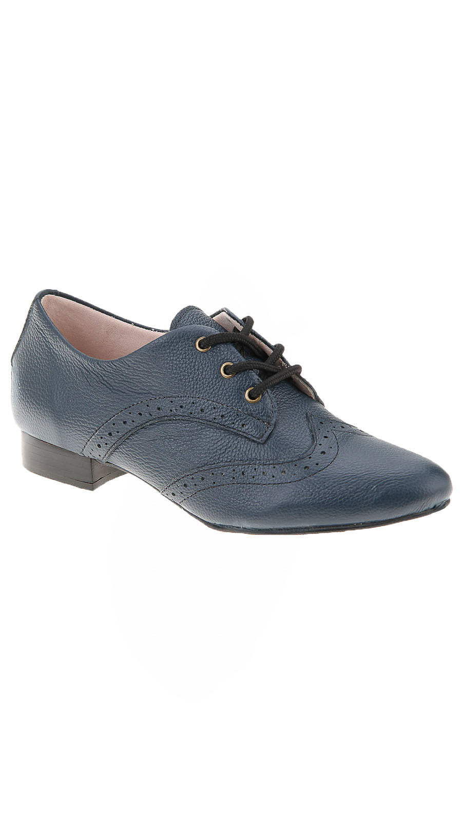 Sapato feminino Oxford em couro detalhes 0211