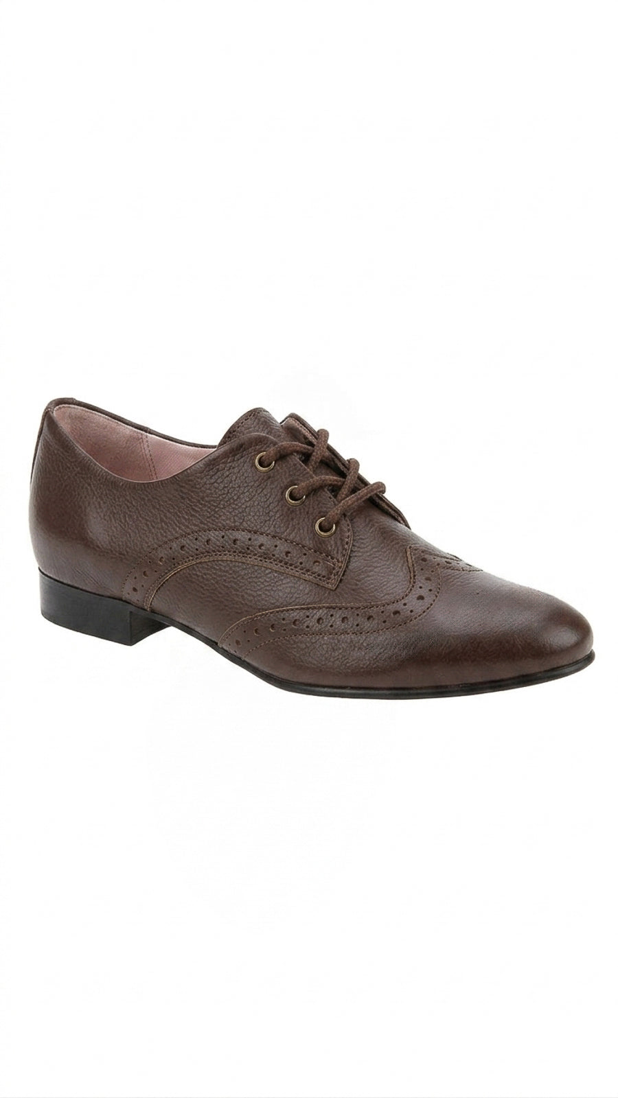 Sapato feminino Oxford em couro detalhes 0211