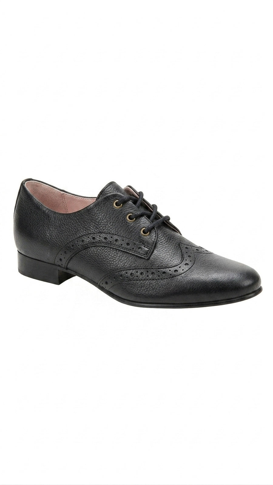 Sapato feminino Oxford em couro detalhes 0211