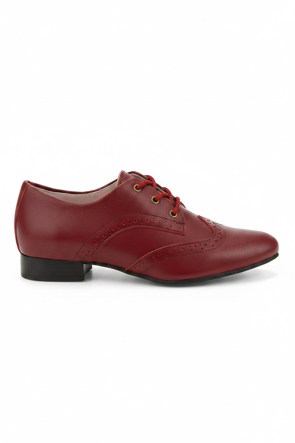 Sapato feminino Oxford em couro detalhes 0211