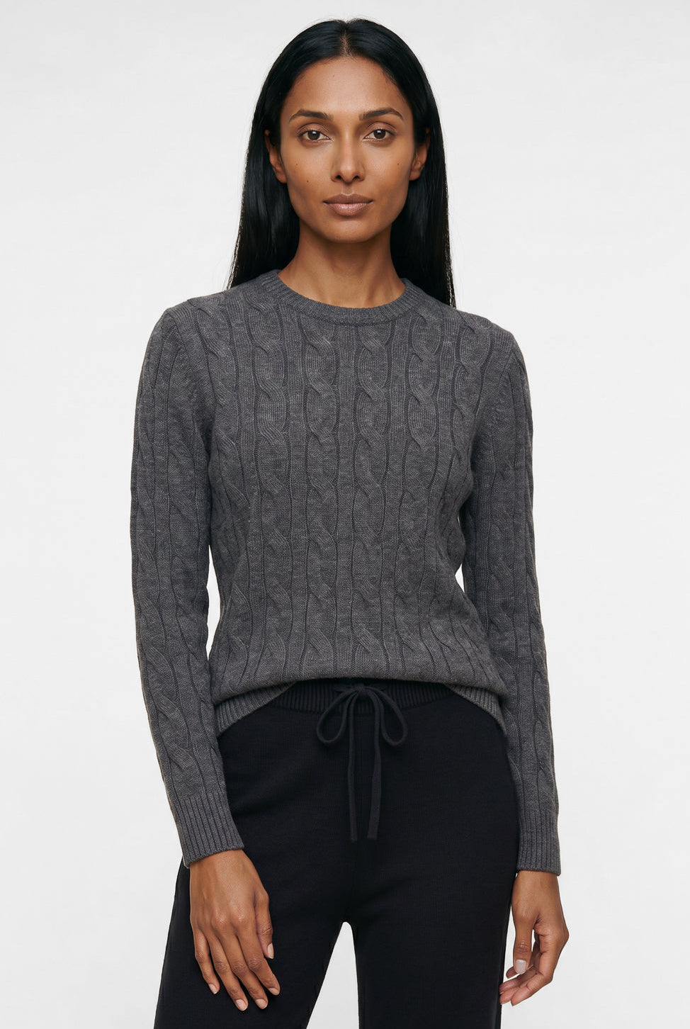 Blusa feminina malha tricot modal trançada 61909