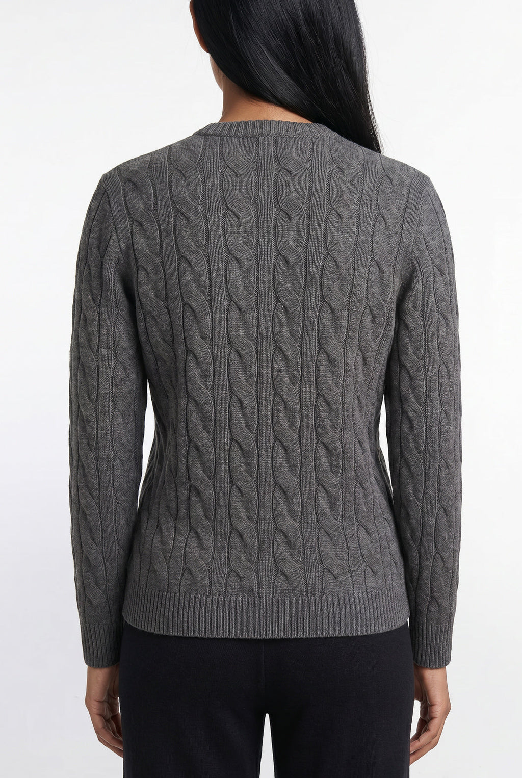 Blusa feminina malha tricot modal trançada 61909