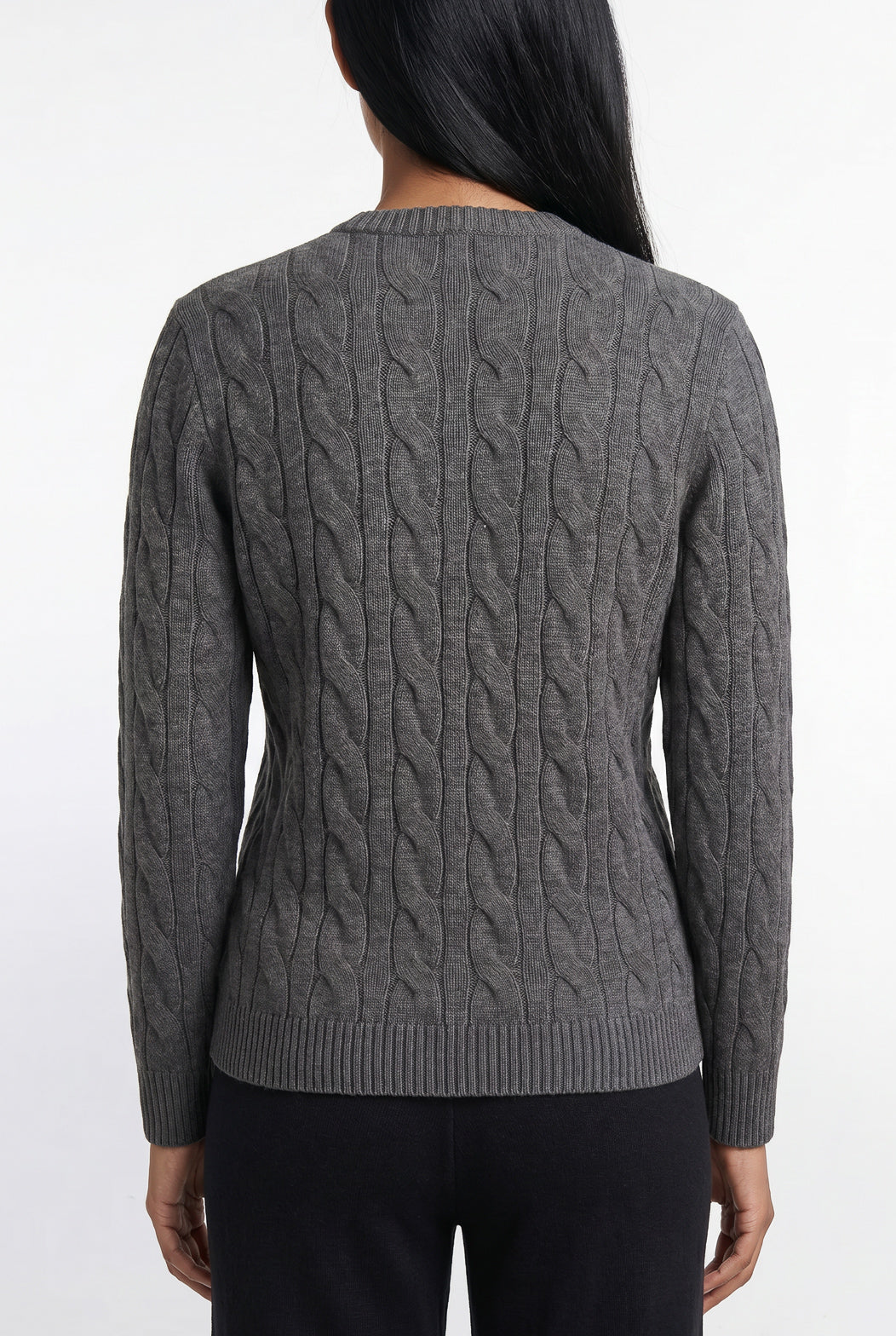 Blusa feminina malha tricot modal trançada 61909