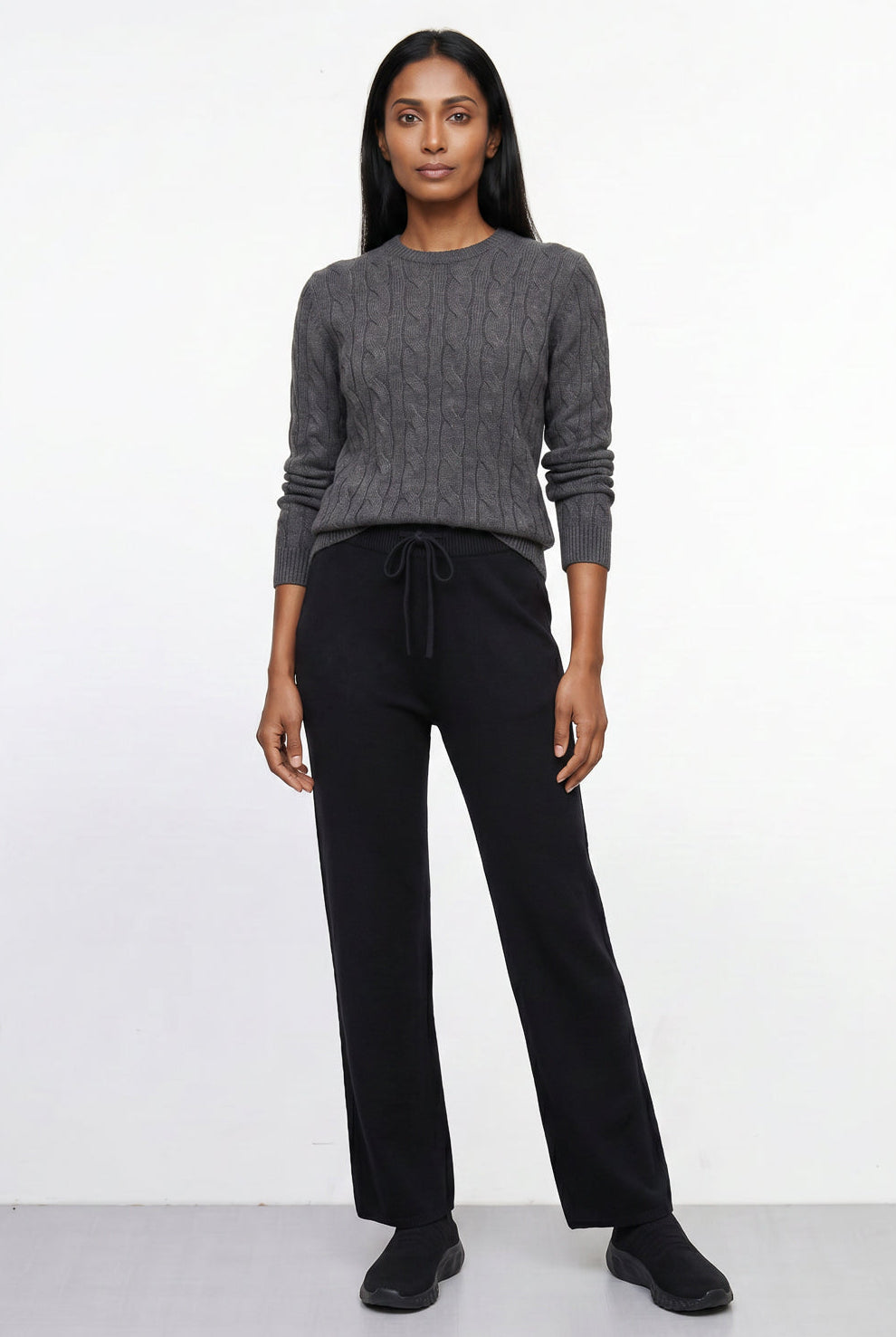 Blusa feminina malha tricot modal trançada 61909