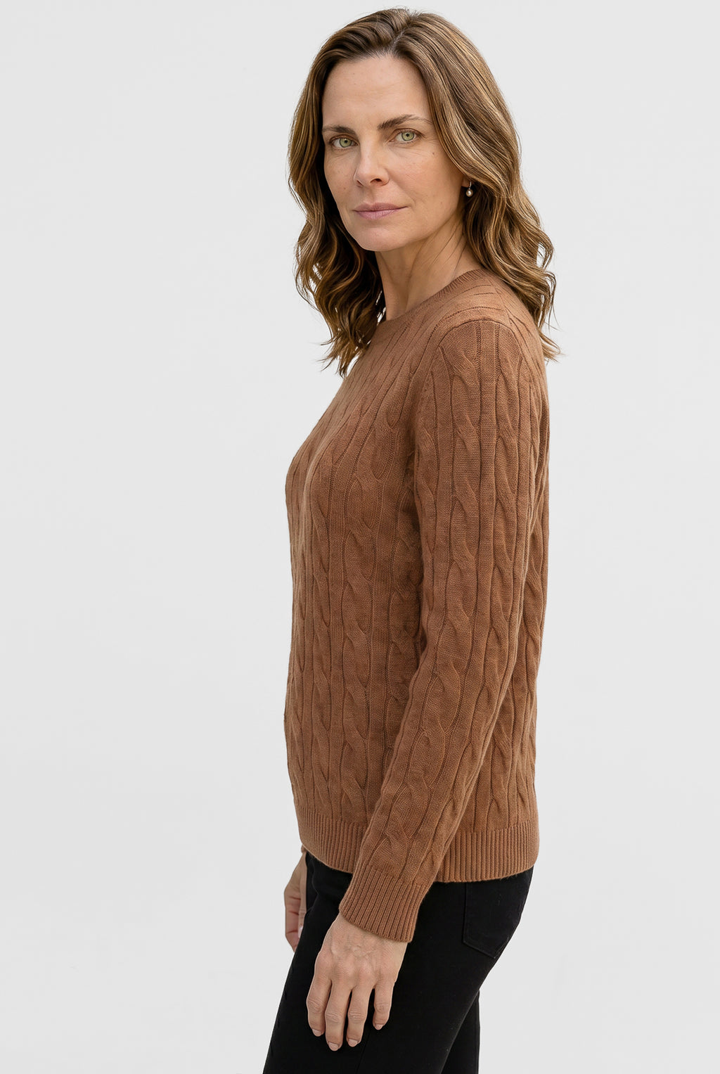 Blusa feminina malha tricot modal trançada 61909