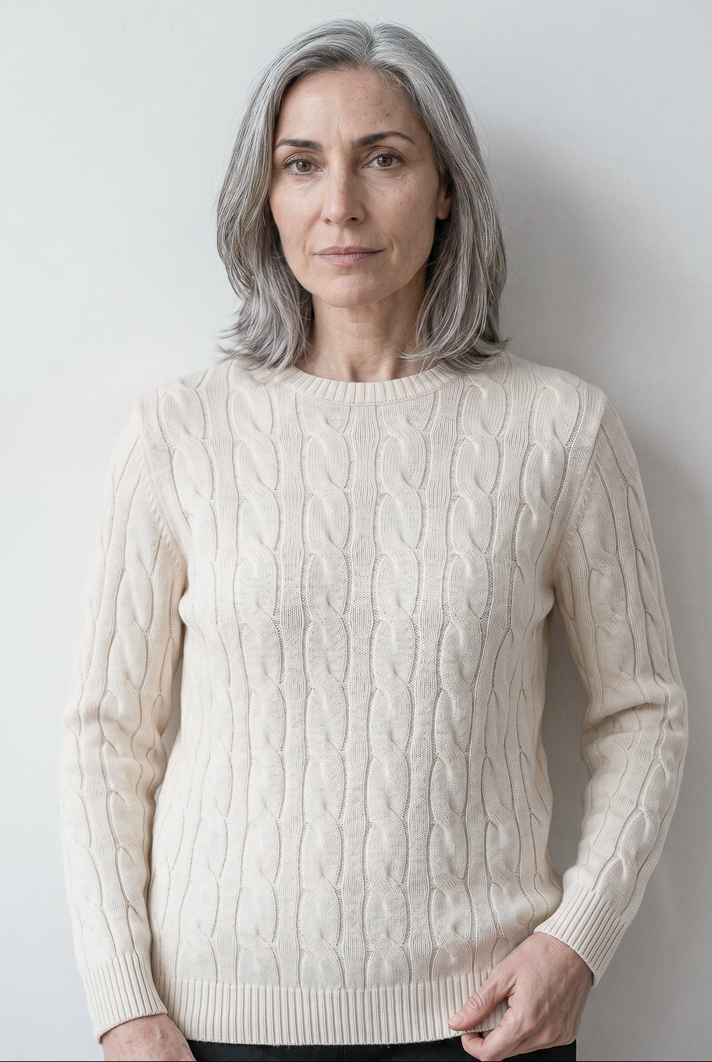 Blusa feminina malha tricot modal trançada 61909