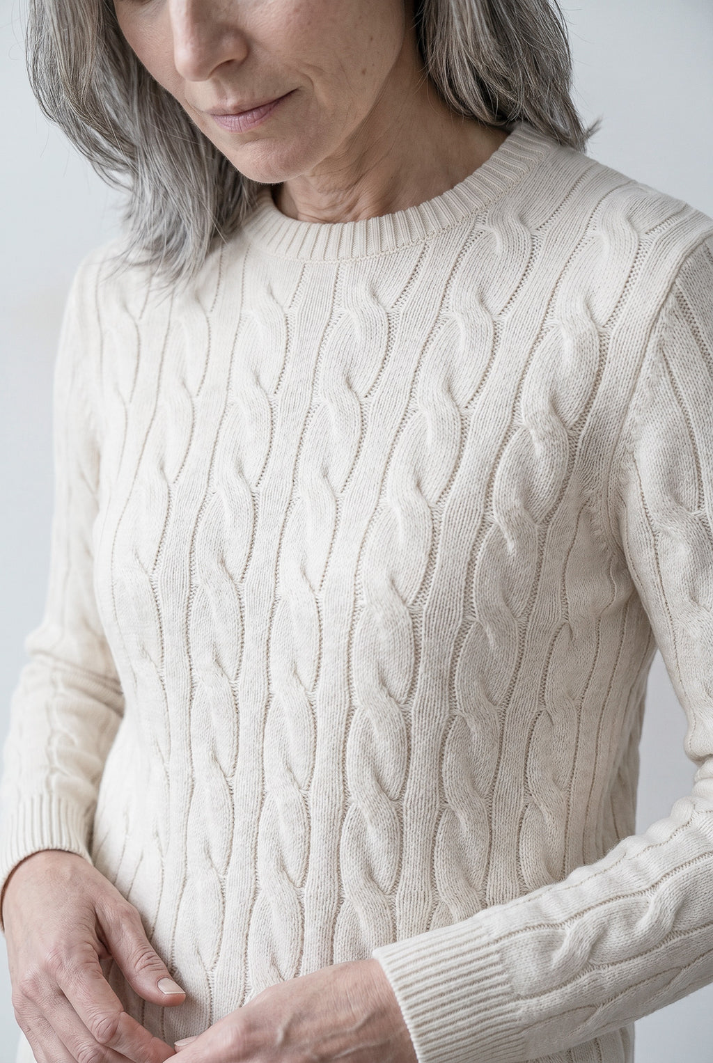 Blusa feminina malha tricot modal trançada 61909