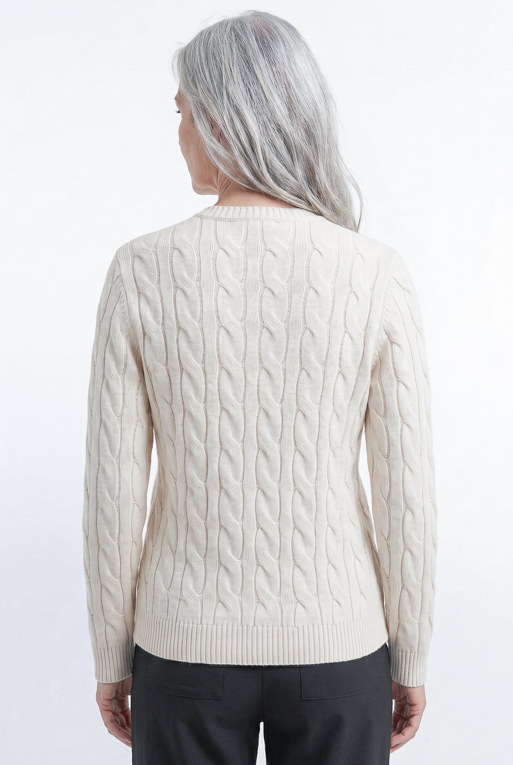 Blusa feminina malha tricot modal trançada 61909