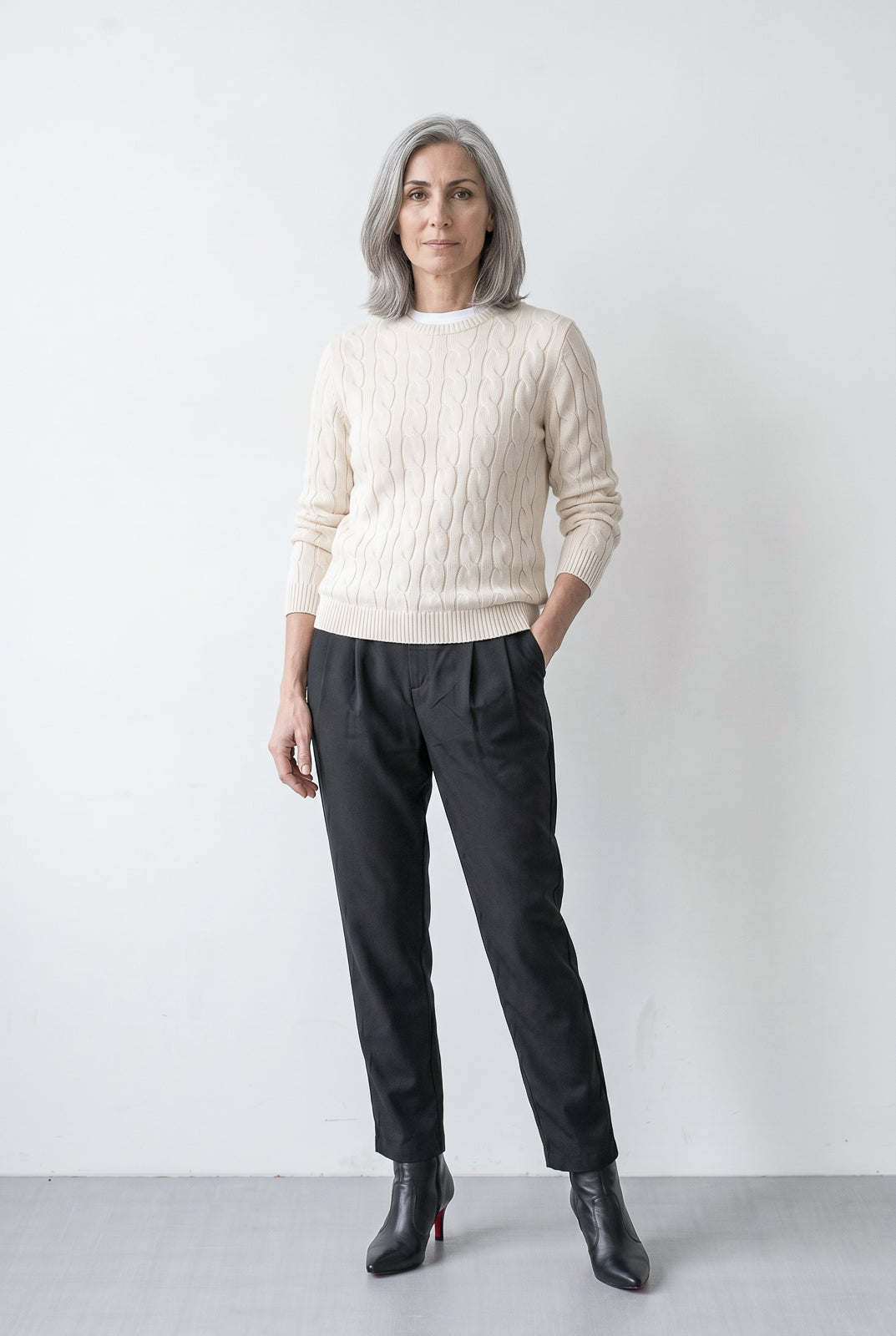 Blusa feminina malha tricot modal trançada 61909