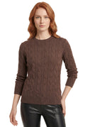 Blusa feminina malha tricot modal trançada 61909