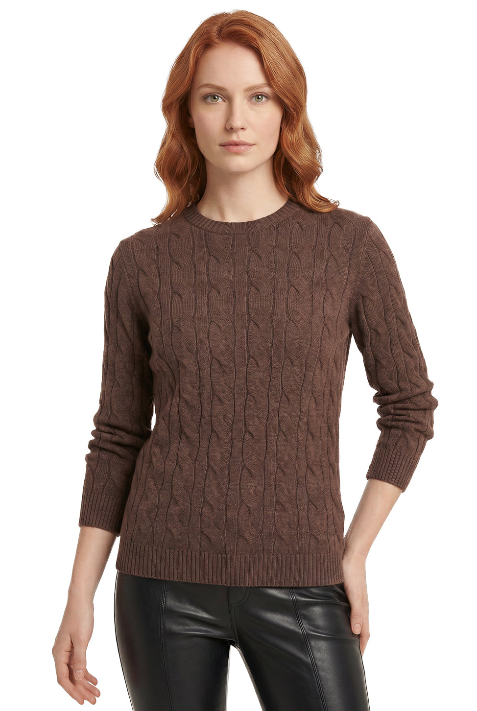 Blusa feminina malha tricot modal trançada 61909