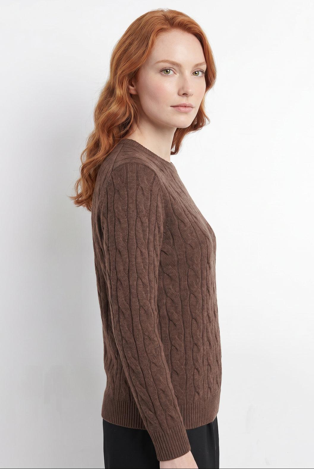 Blusa feminina malha tricot modal trançada 61909