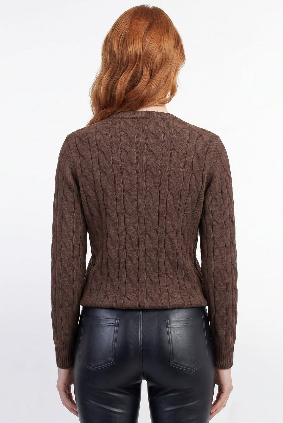 Blusa feminina malha tricot modal trançada 61909