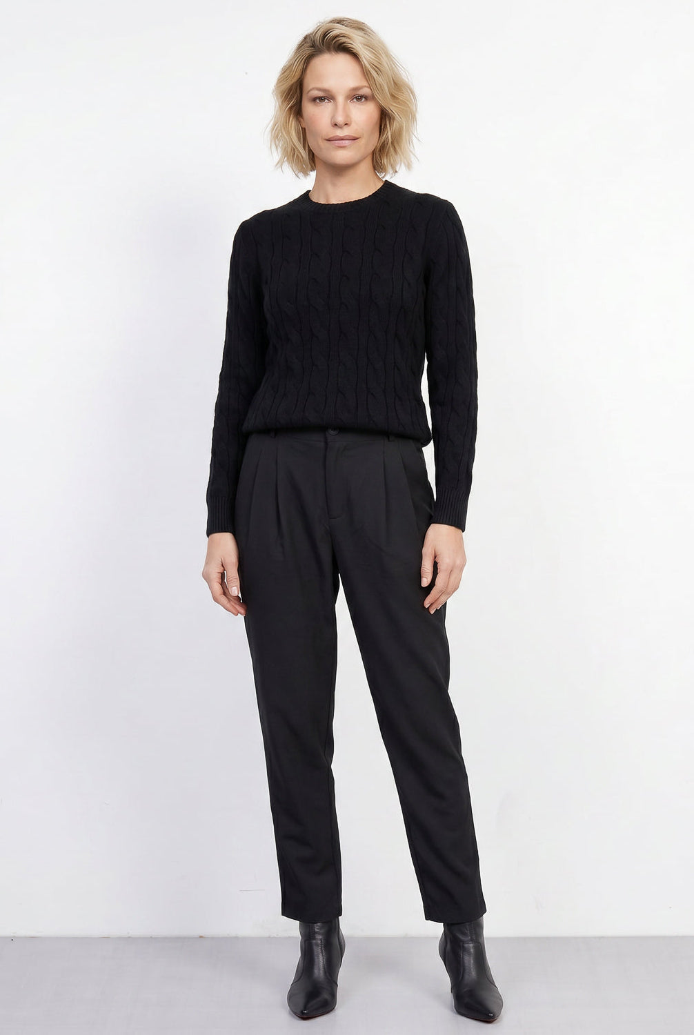 Blusa feminina malha tricot modal trançada 61909