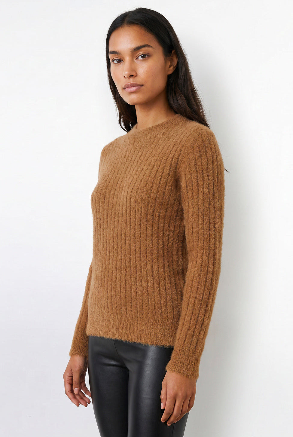 Blusa feminina malha pelo felpudo 61910
