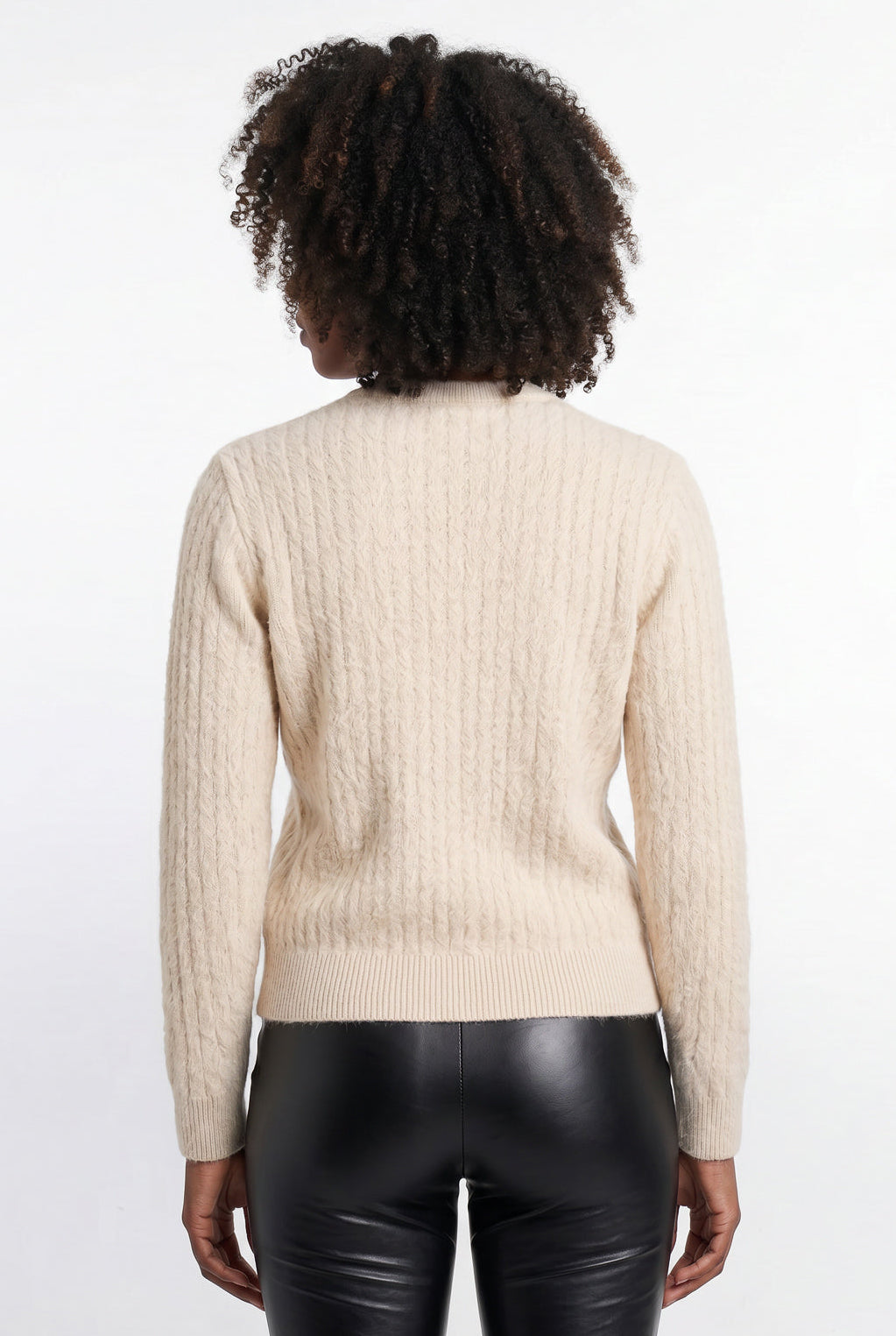 Blusa feminina malha pelo felpudo 61910