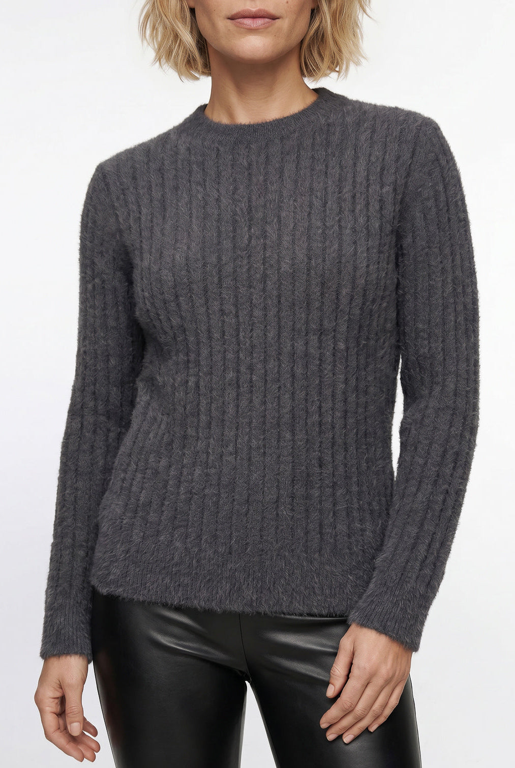 Blusa feminina malha pelo felpudo 61910