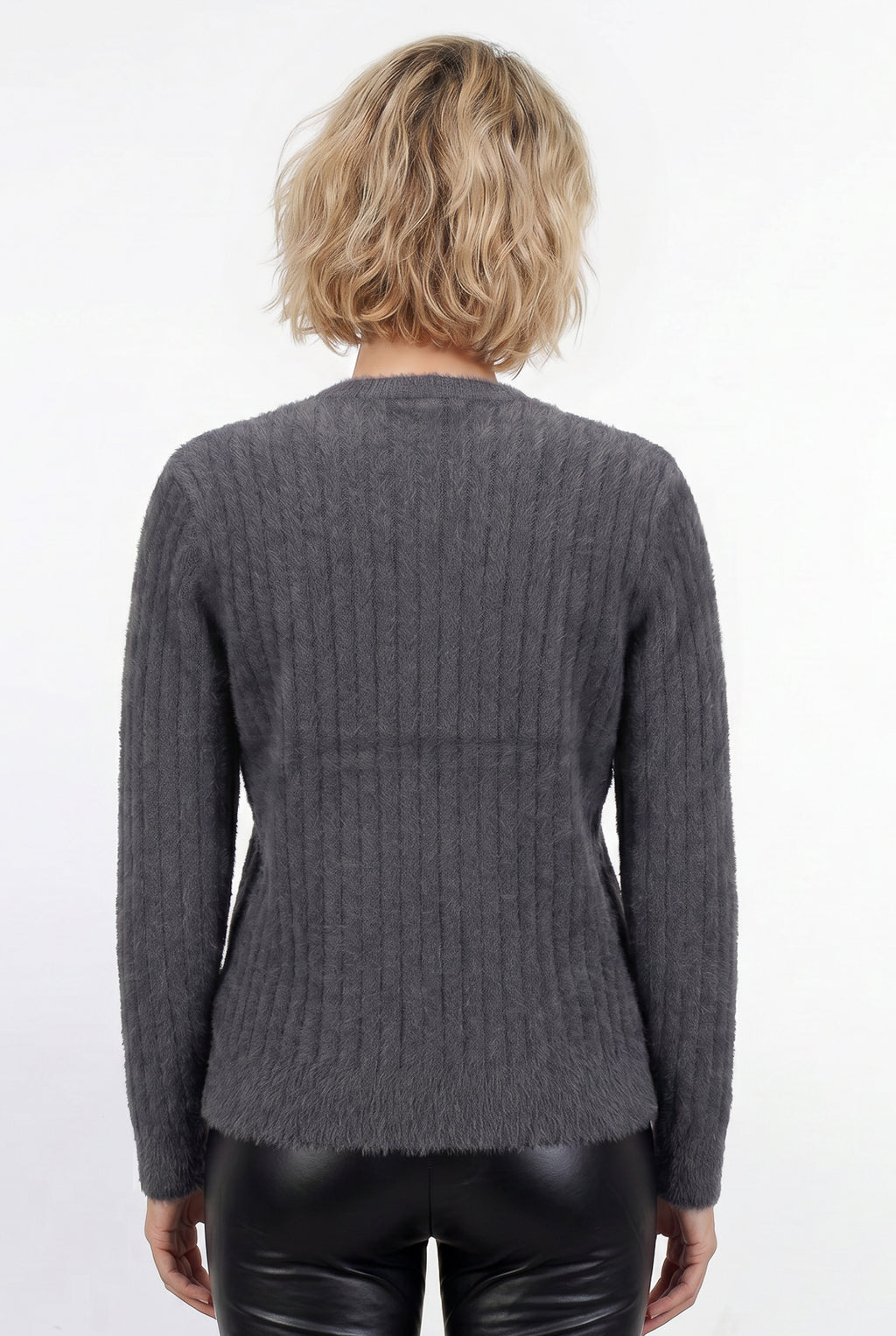 Blusa feminina malha pelo felpudo 61910