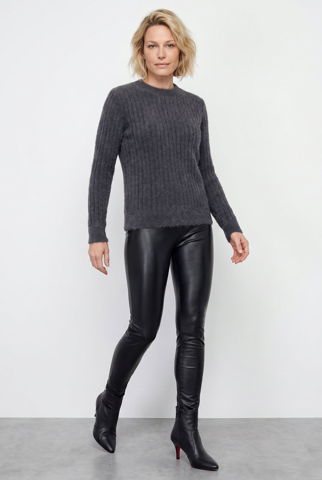 Blusa feminina malha pelo felpudo 61910