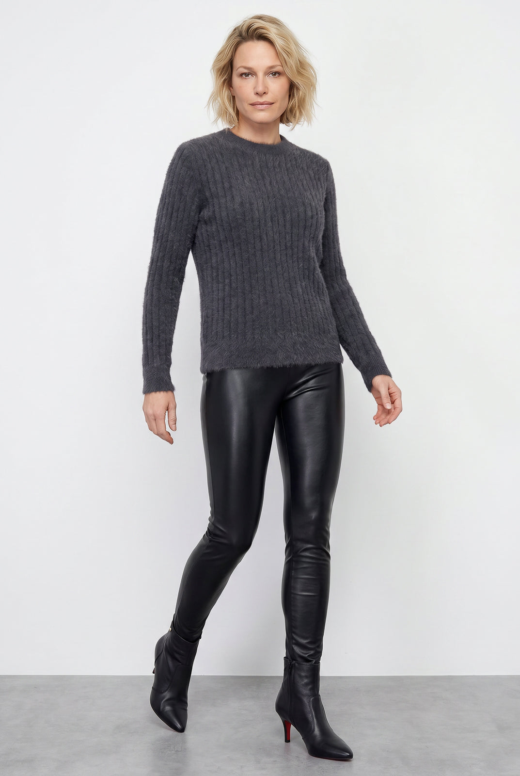 Blusa feminina malha pelo felpudo 61910