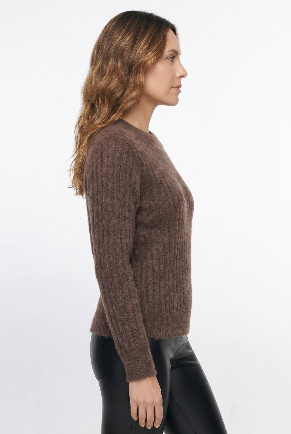 Blusa feminina malha pelo felpudo 61910