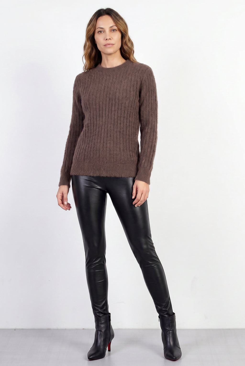 Blusa feminina malha pelo felpudo 61910