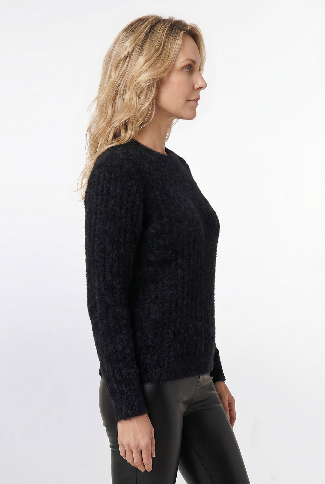 Blusa feminina malha pelo felpudo 61910