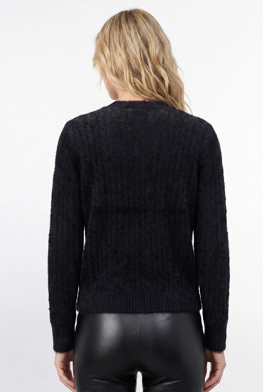 Blusa feminina malha pelo felpudo 61910