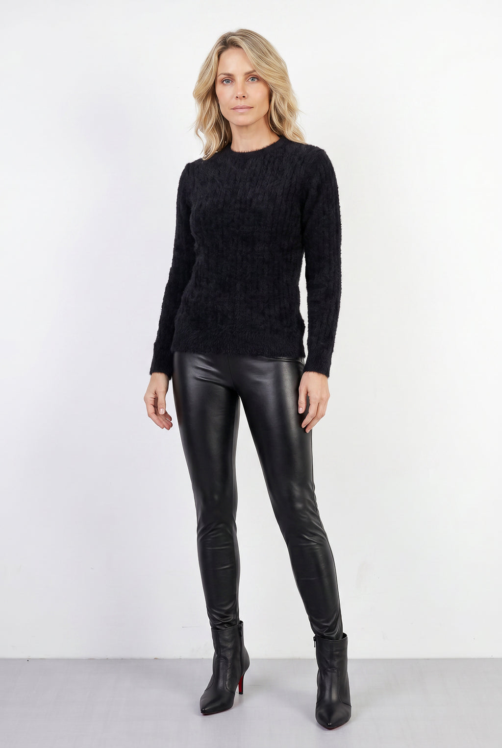 Blusa feminina malha pelo felpudo 61910