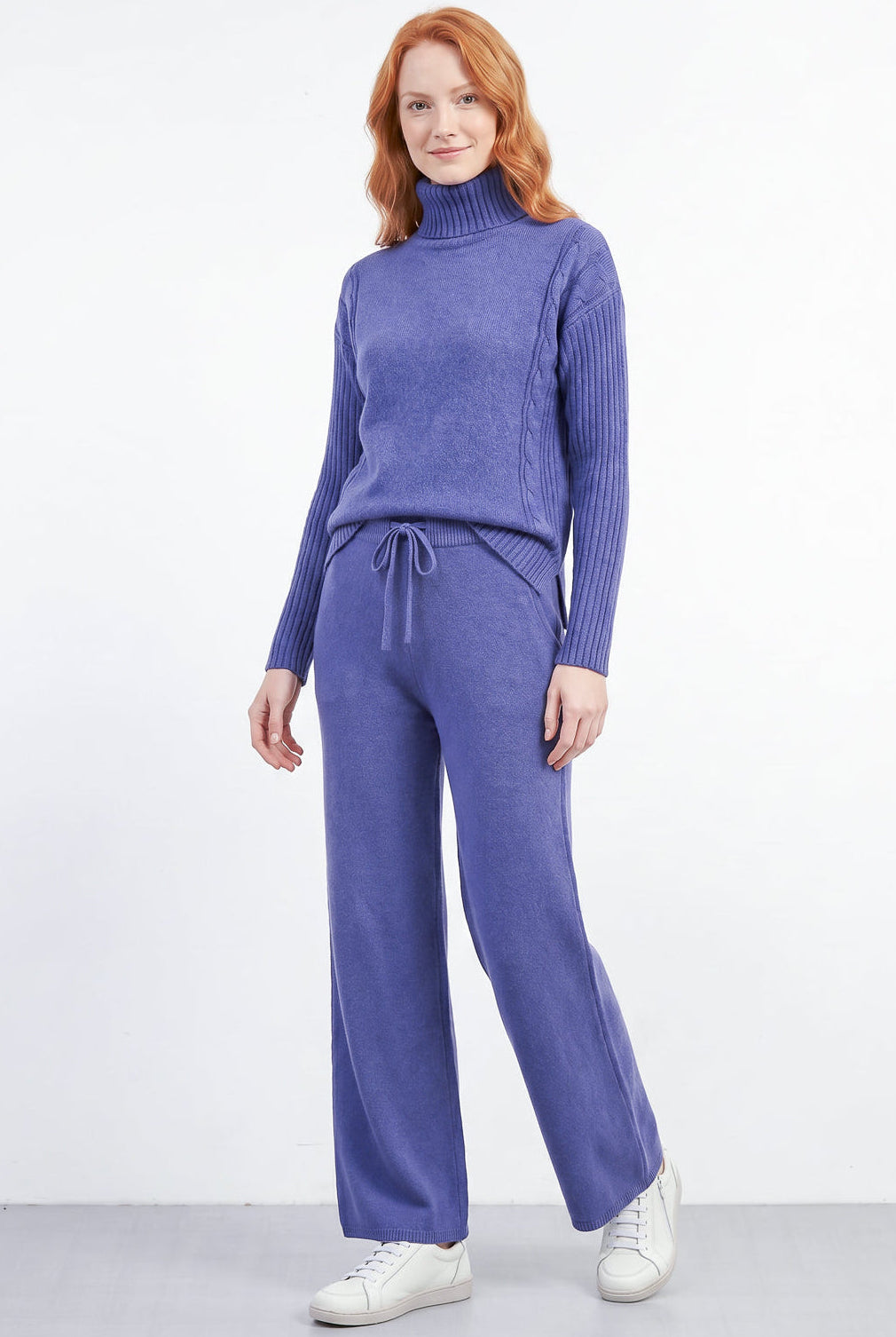 Conjunto feminino de malha modal gola alta 61935