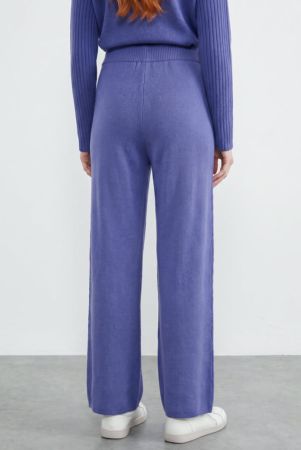 Conjunto feminino de tricô modal gola alta 61935
