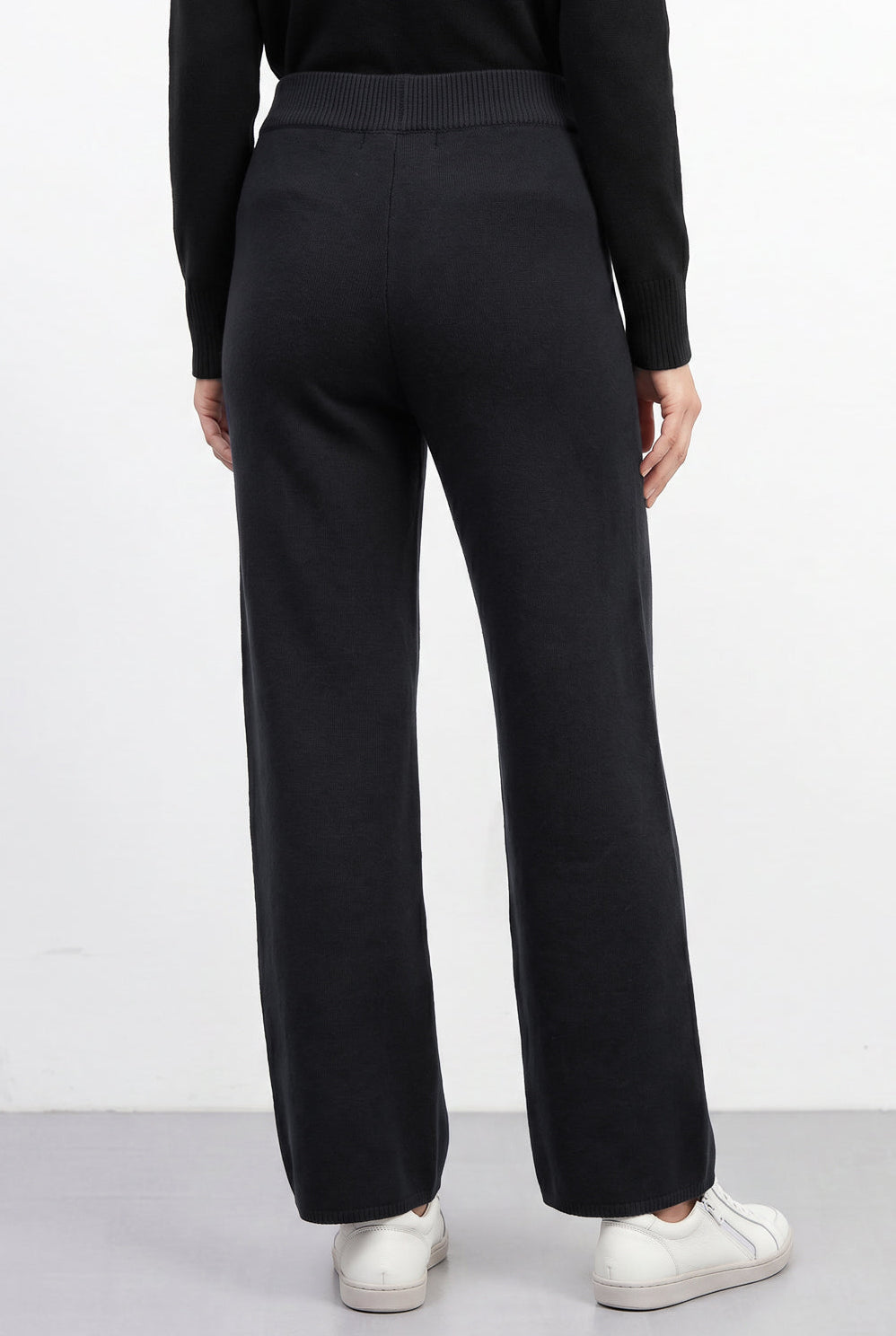 Conjunto feminino de tricô modal gola alta 61935