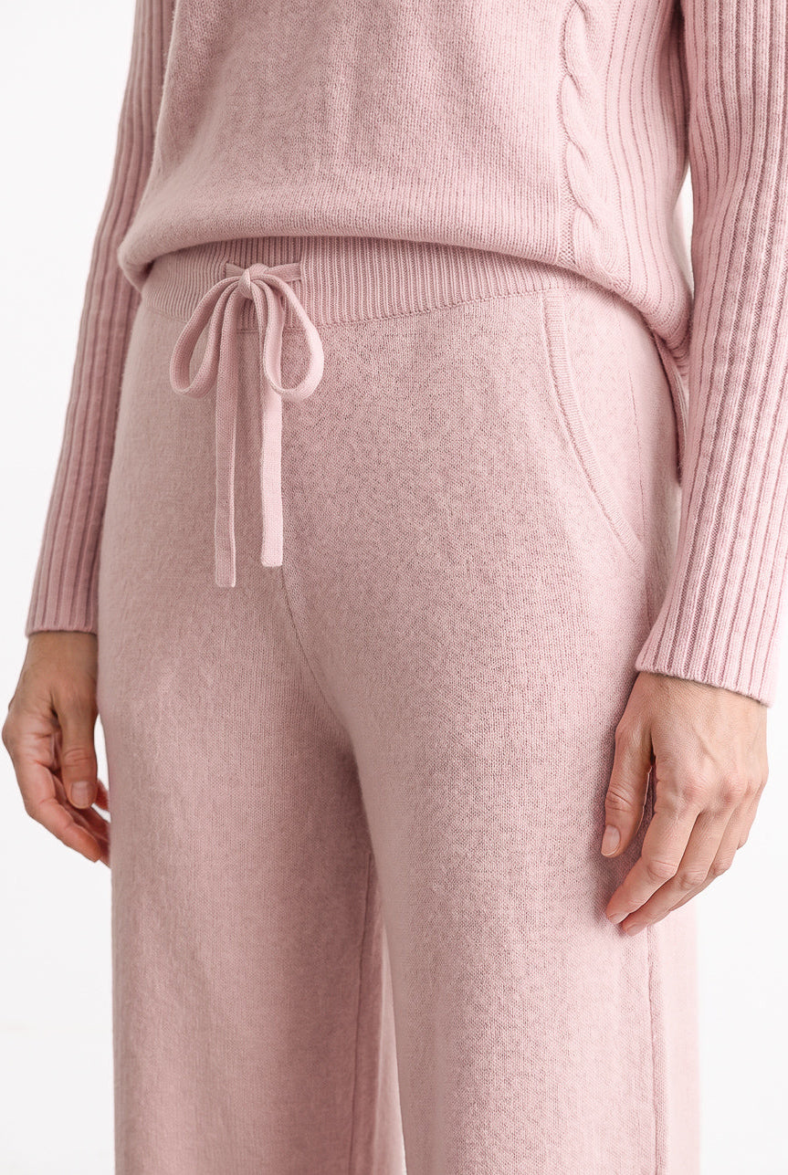 Conjunto feminino de tricô modal gola alta 61935