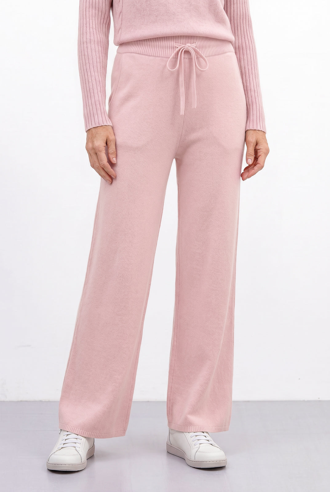 Conjunto feminino de tricô modal gola alta 61935