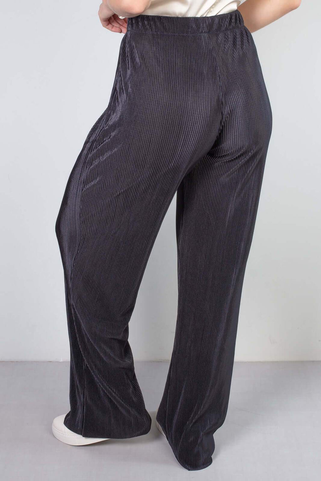 Calça feminina pantalona plissada 51074 - Enluaze