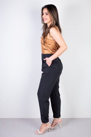 Calça reta feminina alfaiataria 51178