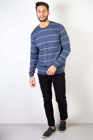 Blusa suéter de malha masculino listras 50619 - Enluaze - Bolsas, Mochilas e Acessórios em Couro Legítimo