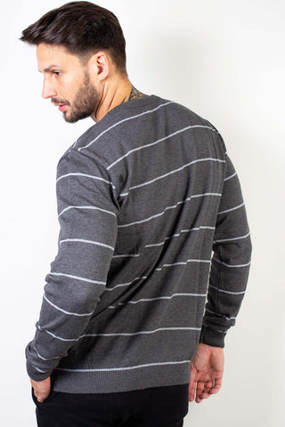 Blusa suéter de malha masculino listras 50619 - Enluaze - Bolsas, Mochilas e Acessórios em Couro Legítimo