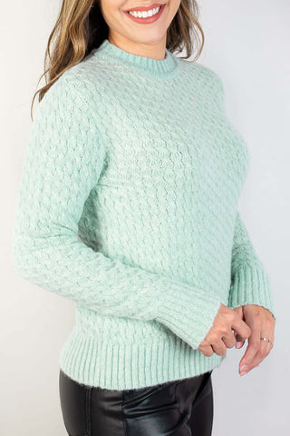 Blusa de malha feminina 61592 - Enluaze - Vestuário e Acessórios em Couro Legítimo
