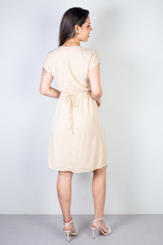 Vestido curto feminino com elástico 51156