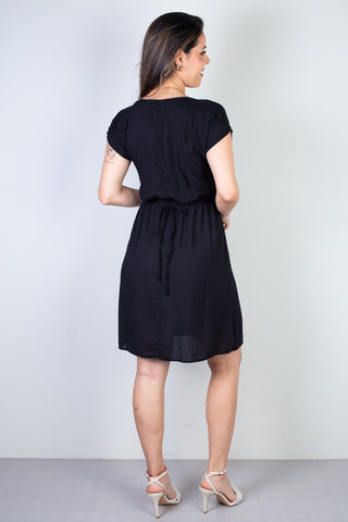 Vestido curto feminino com elástico 51156