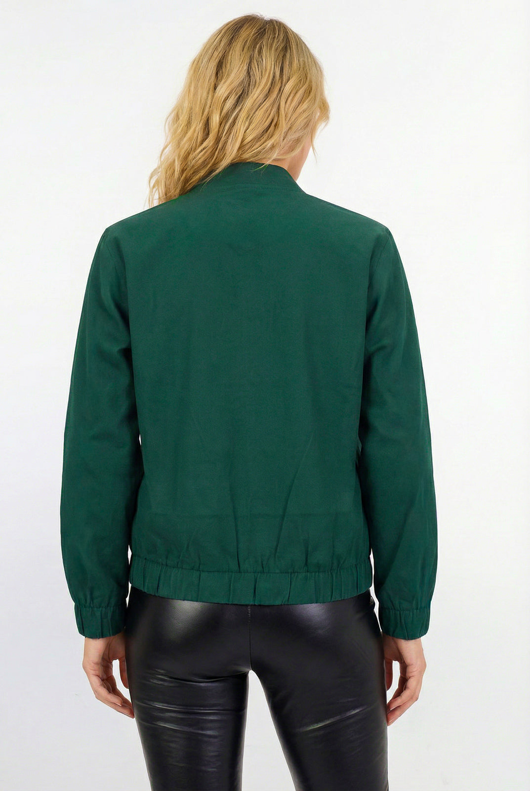 Jaqueta feminina viscose com bolso 61172